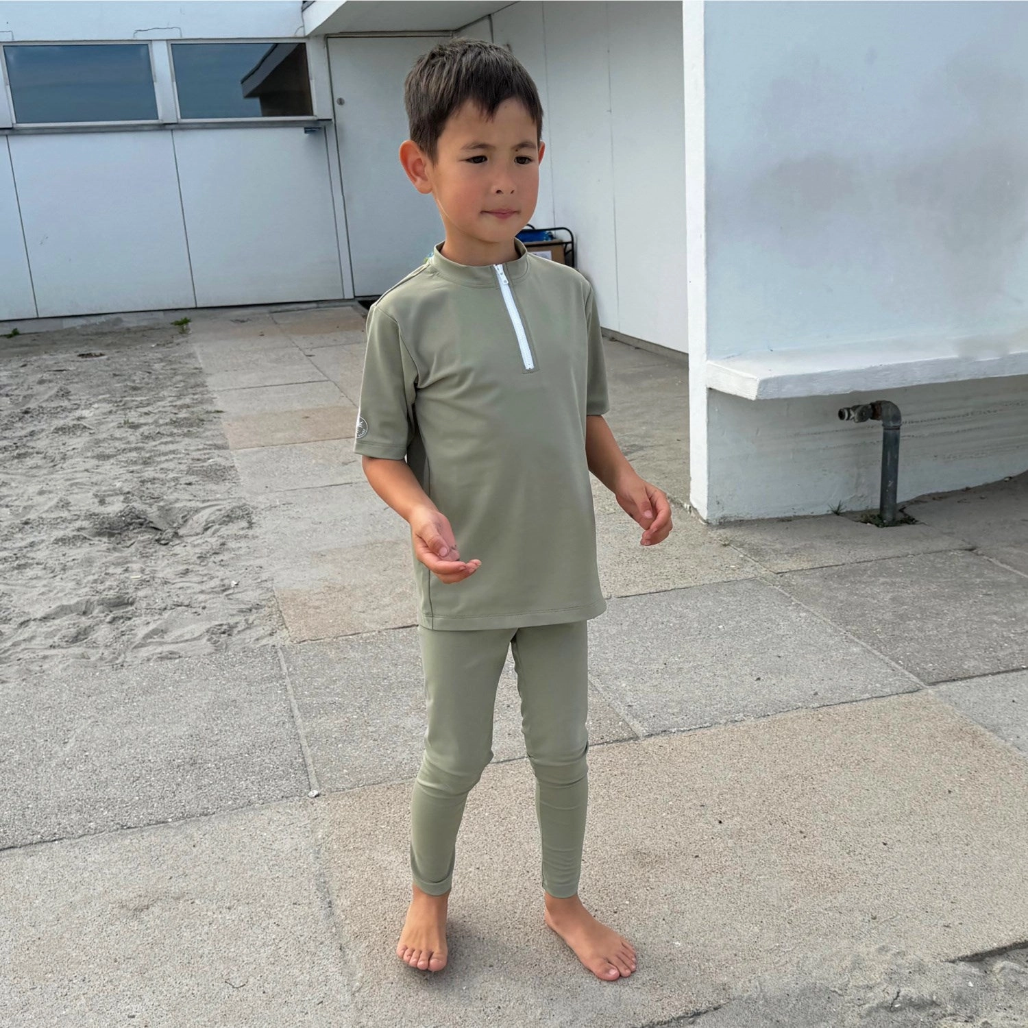 Torsion Control System Holiday Vibes Petit Crabe Olive Fly Uv-Leggings