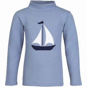 Petit Crabe Petrol Casey Swim Shirt Functional-Design