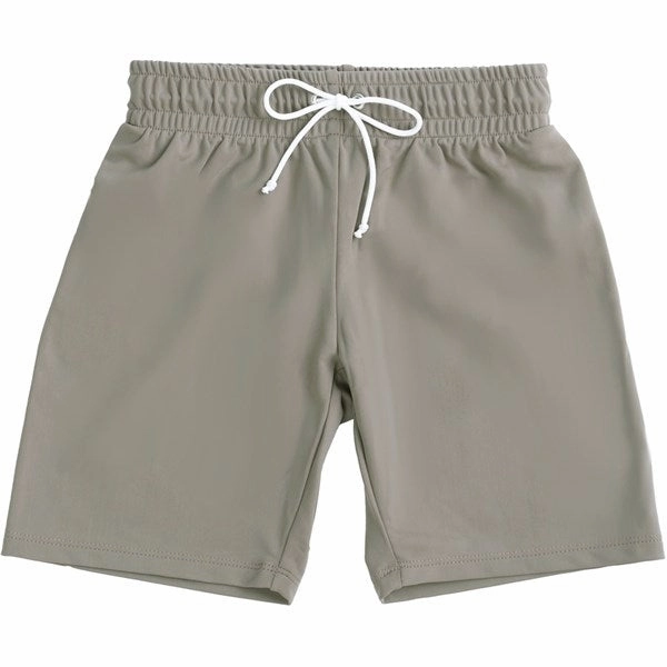 Quick Evaporating Texture Petit Crabe Taupe Alex Swim Shorts
