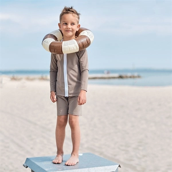 Petit Crabe Taupe Etoile Swim Shirt Breathable-material Versatile Style