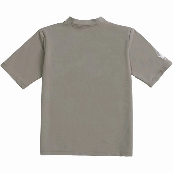 Quick Dry Fabric Breathable fabric Petit Crabe Taupe Max Half Zip Swim Shirt