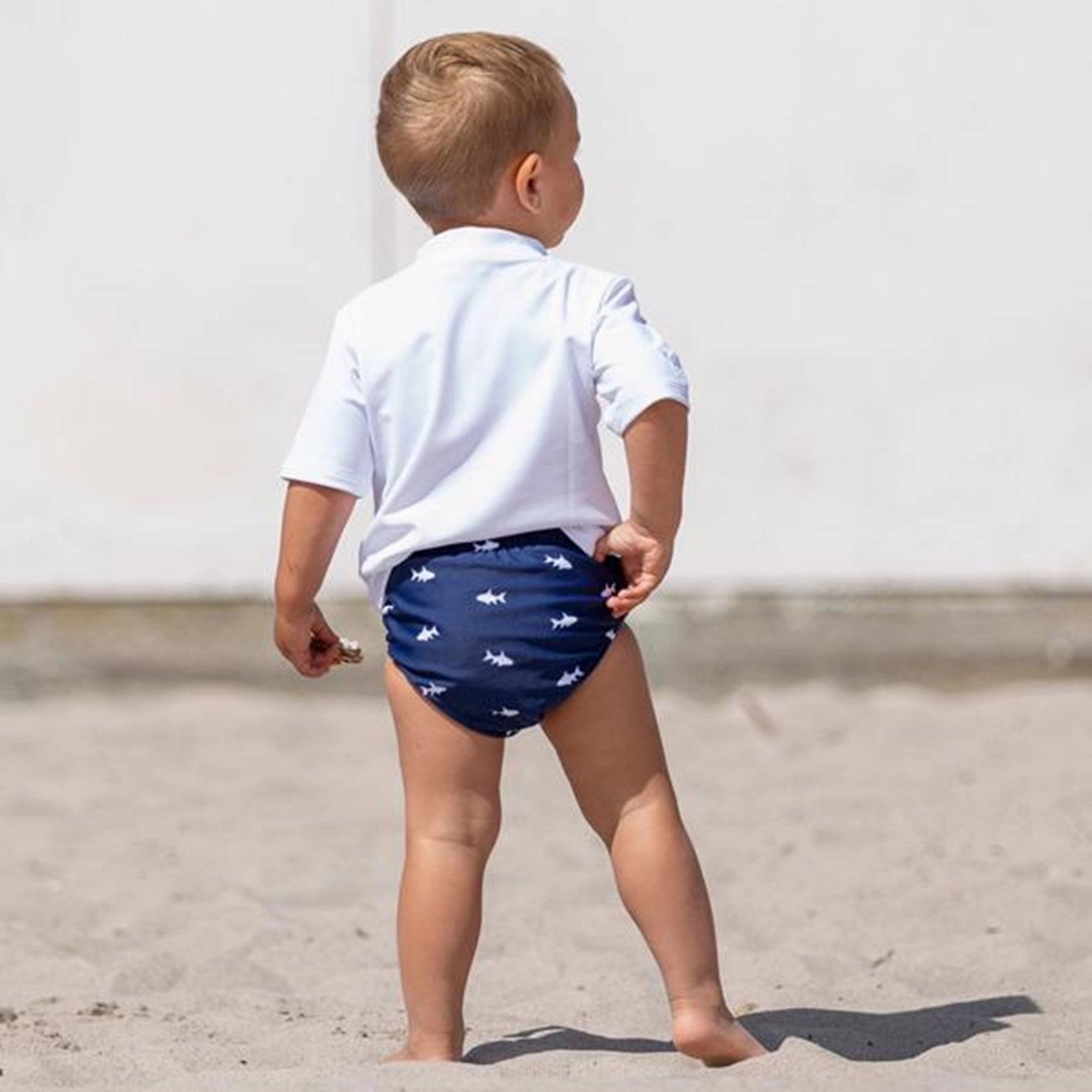 Petit Crabe White Max UV Shirt Swim Accessories Sun Protection