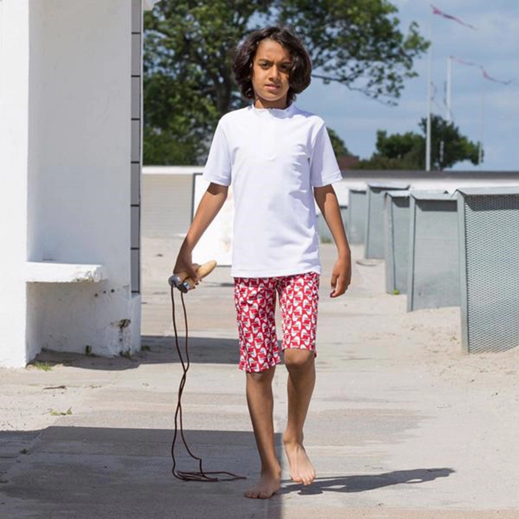 Petit Crabe White Max UV Shirt Water Repellent Coating