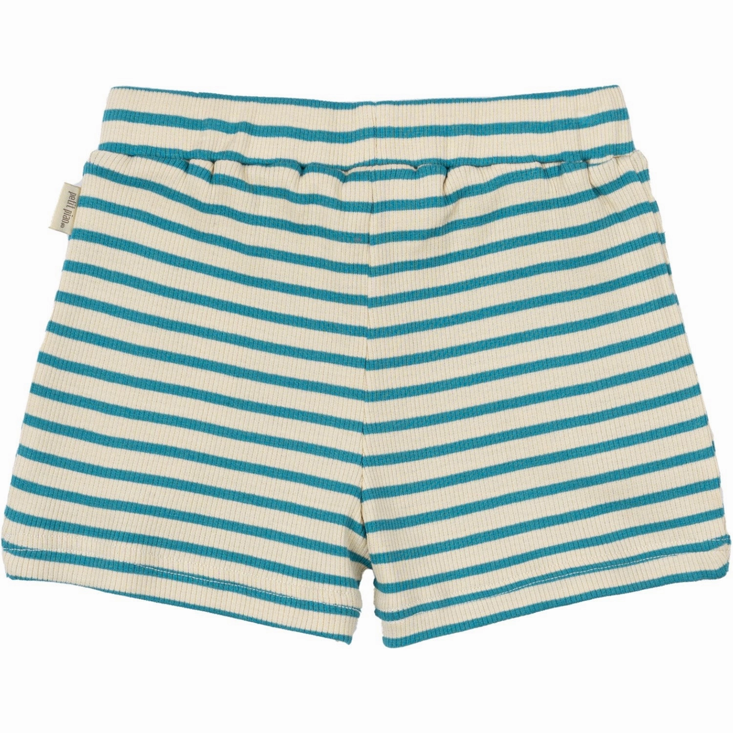 surf wear ReinforcedPockets Petit Piao Turquise /Dark Off White Shorts Modal Striped