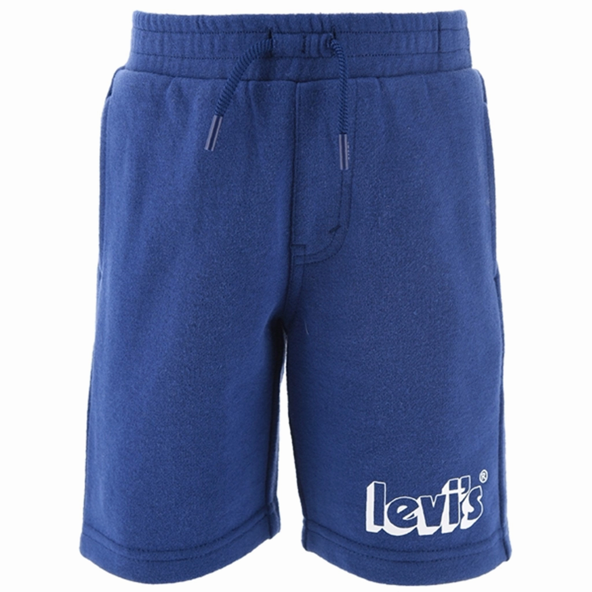 Clean Finish Levi's Fleece Shorts Estate Blue