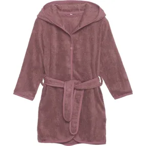 Pippi Bathrobe Rose Brown Easy Outfit Double Needle Stitching