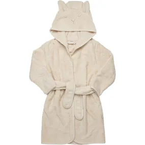 Pippi Bathrobe Sandshell Double Layered Hem evening routine