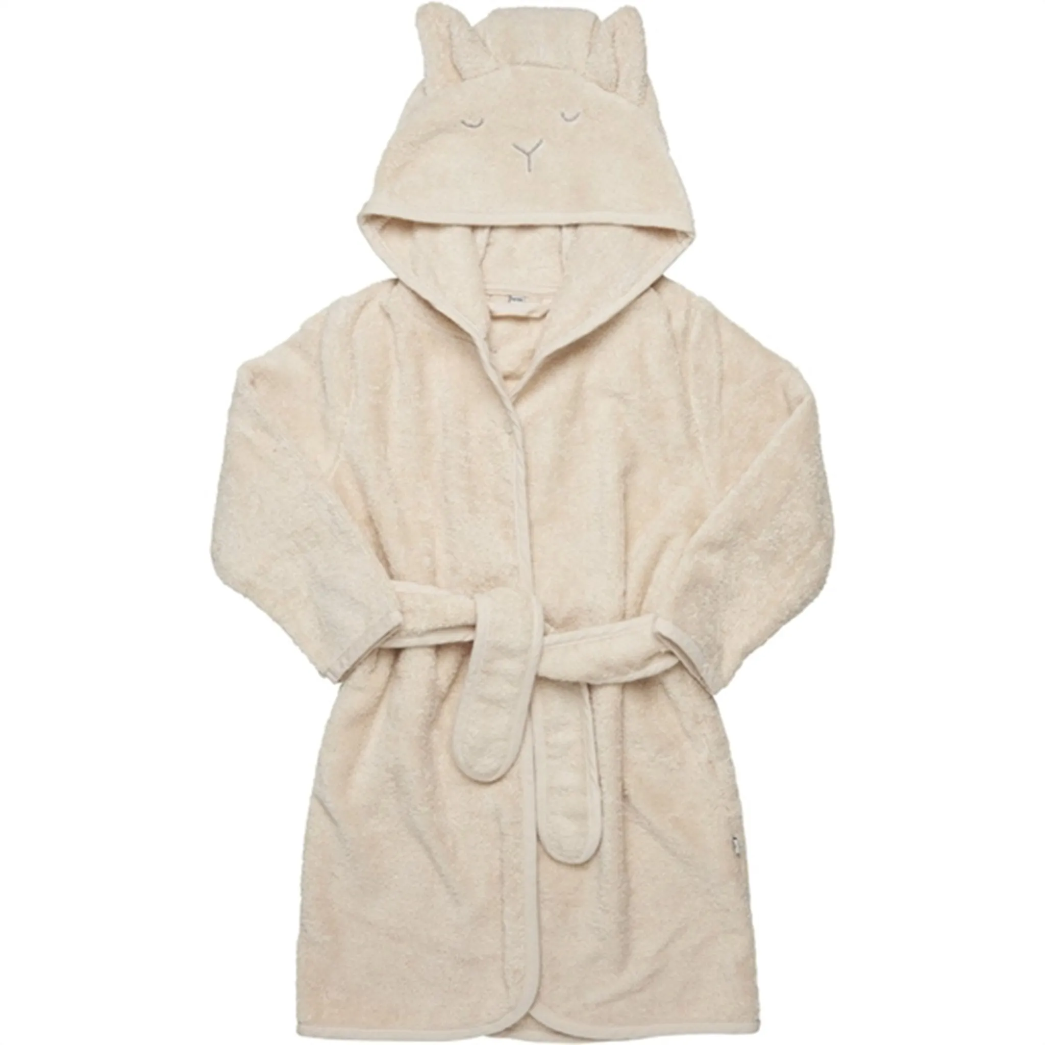 Pippi Bathrobe Sandshell Cool Toned Fit Stretchable Cuffs
