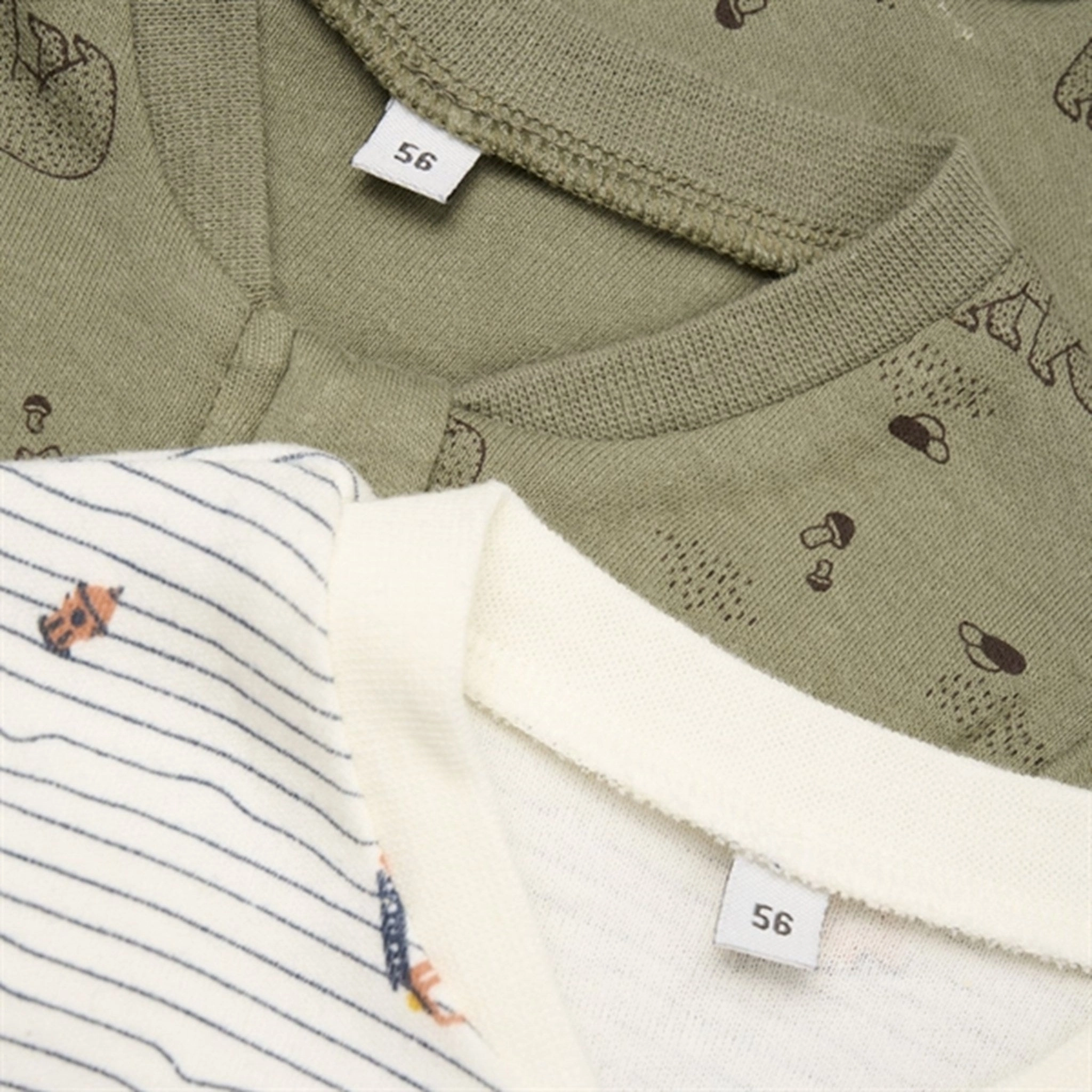 Dance Street Pippi Nightsuit with Zipper 2-pack Deep Lichen Green