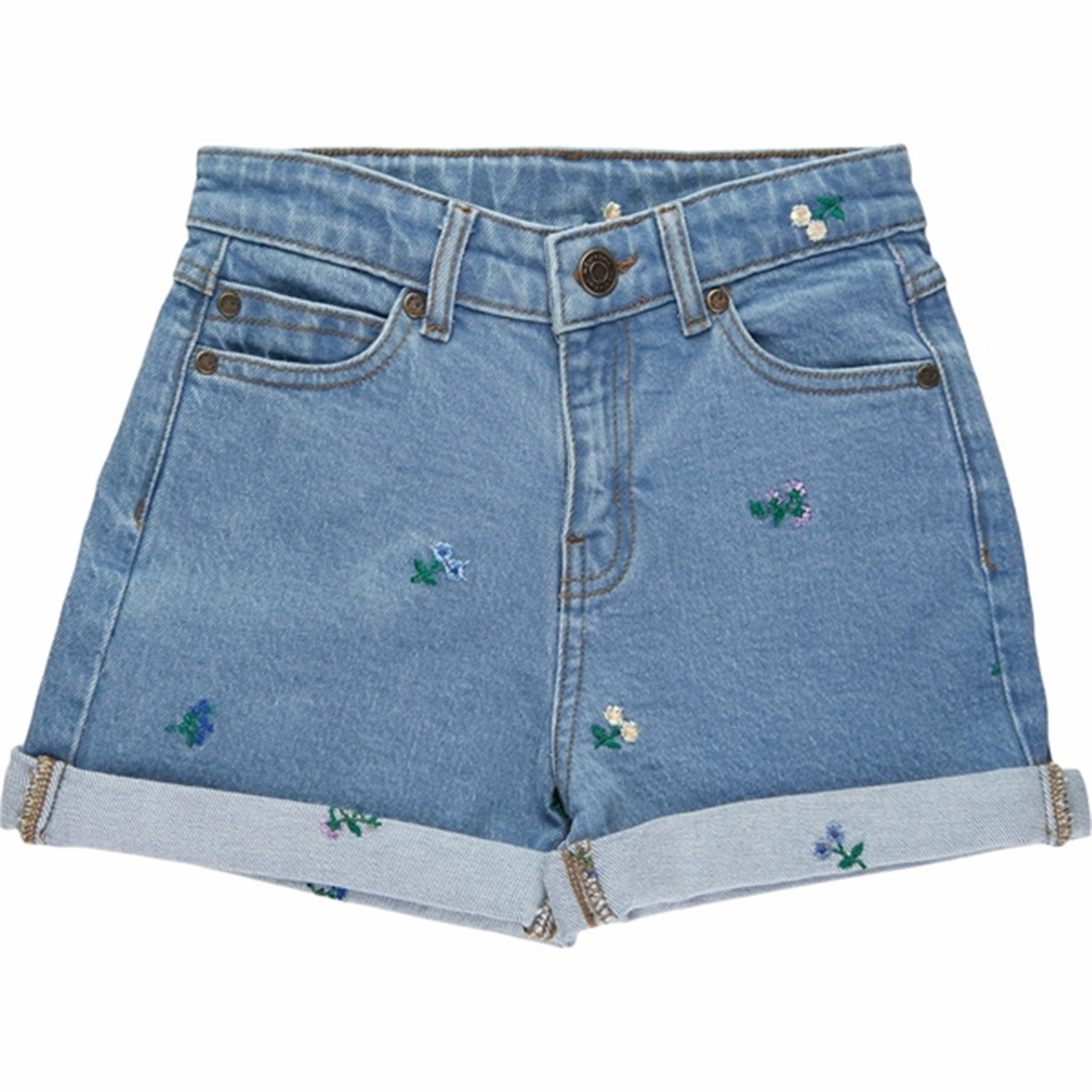 THE NEW Blue Denim Fifi Denim Shorts baseball uniform