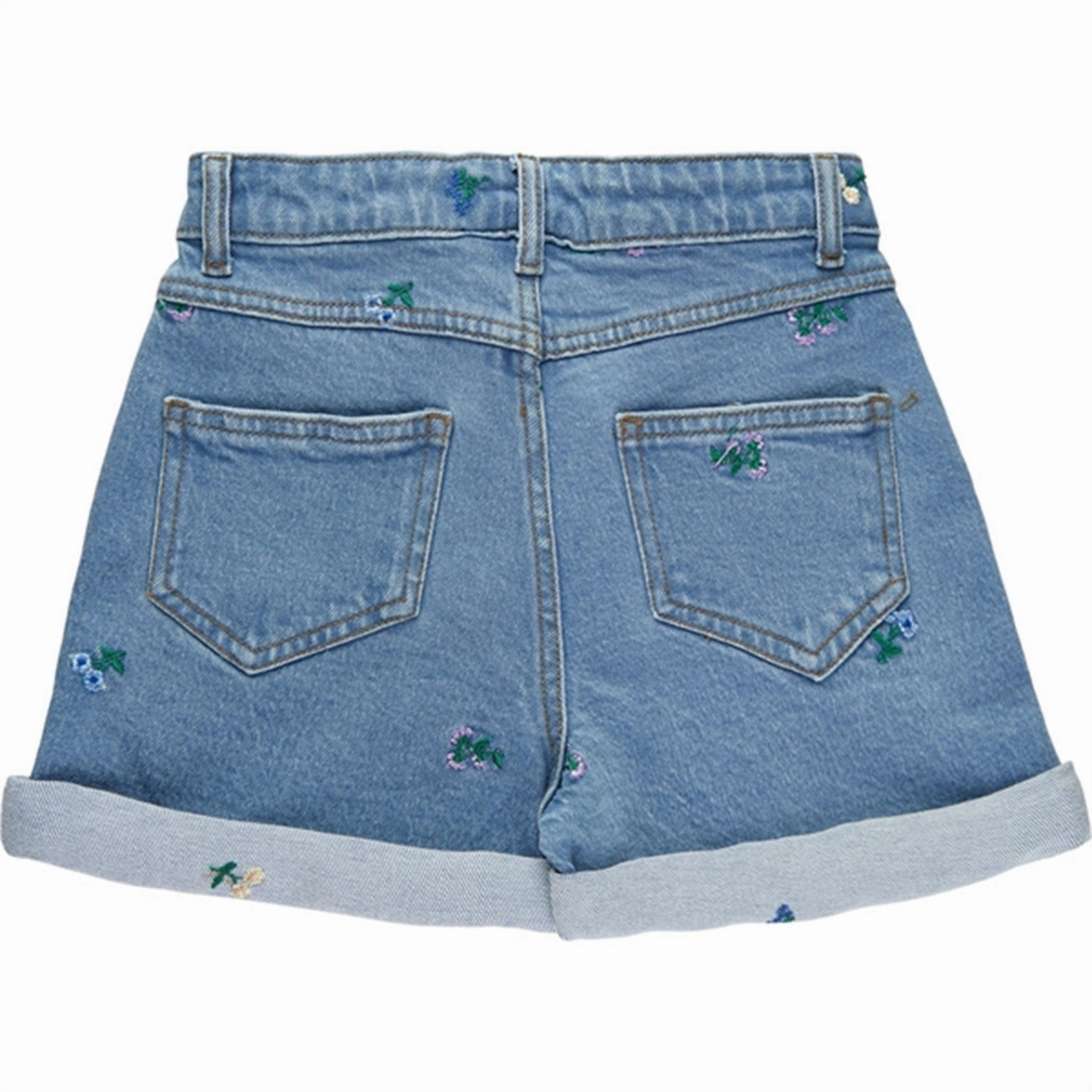 THE NEW Blue Denim Fifi Denim Shorts clubbing attire