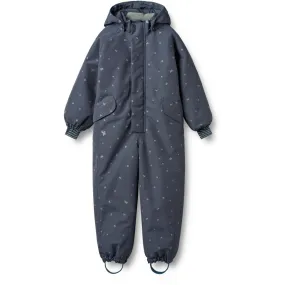 Wheat Greyblue Letters Snowsuit Miko City-Style