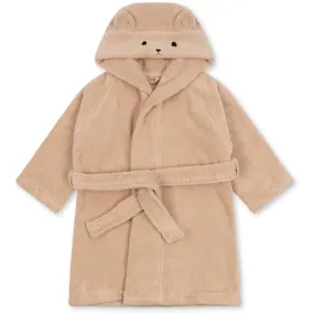 Mild Fit Stretch Form Konges Sl?jd Smoke Gray Terry Bathrobe Animal