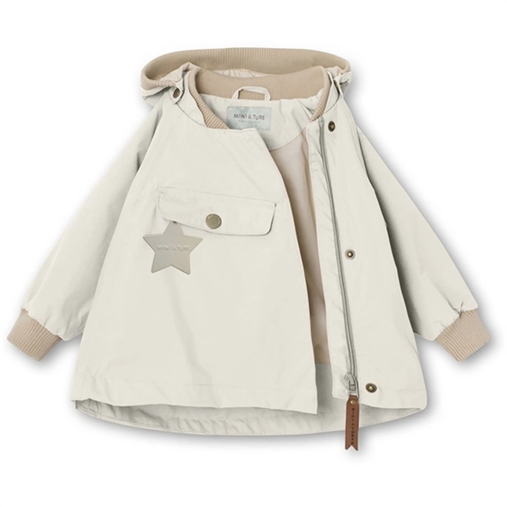 Essential Warmth MINI A TURE Wai Spring Jacket White Swan