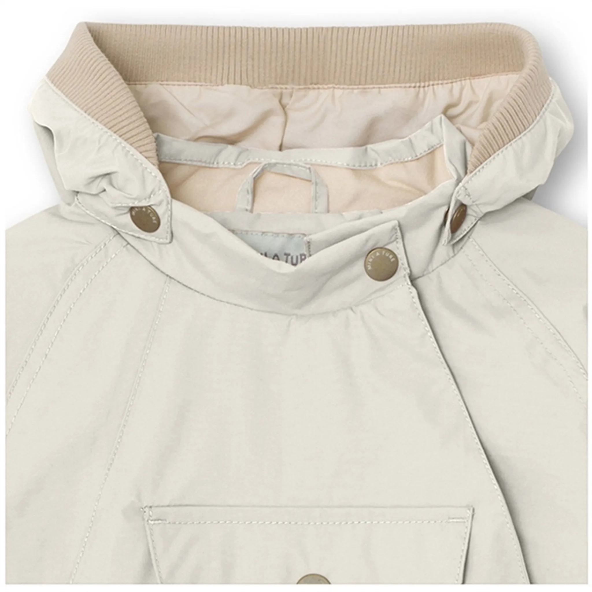 Travel Ready Child MINI A TURE Wai Spring Jacket White Swan