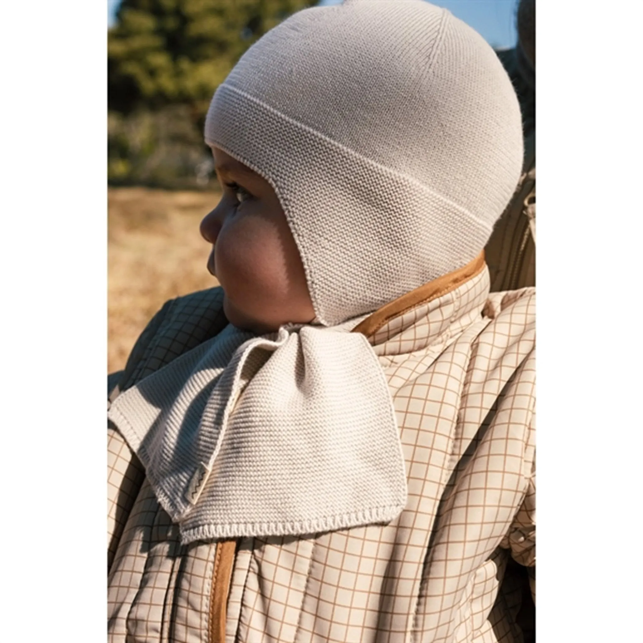 MarMar Hazel Check Ozu Quilt Thermo Suit Embroidered-Detail Feminine casual wear