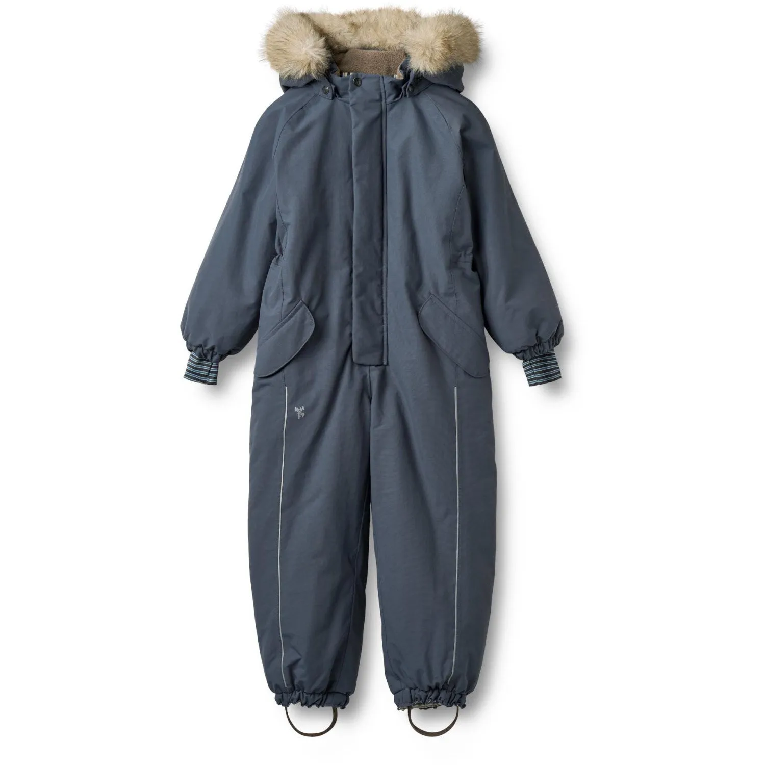 animal-print Adjustable-Length Wheat Greyblue Snowsuit Moe