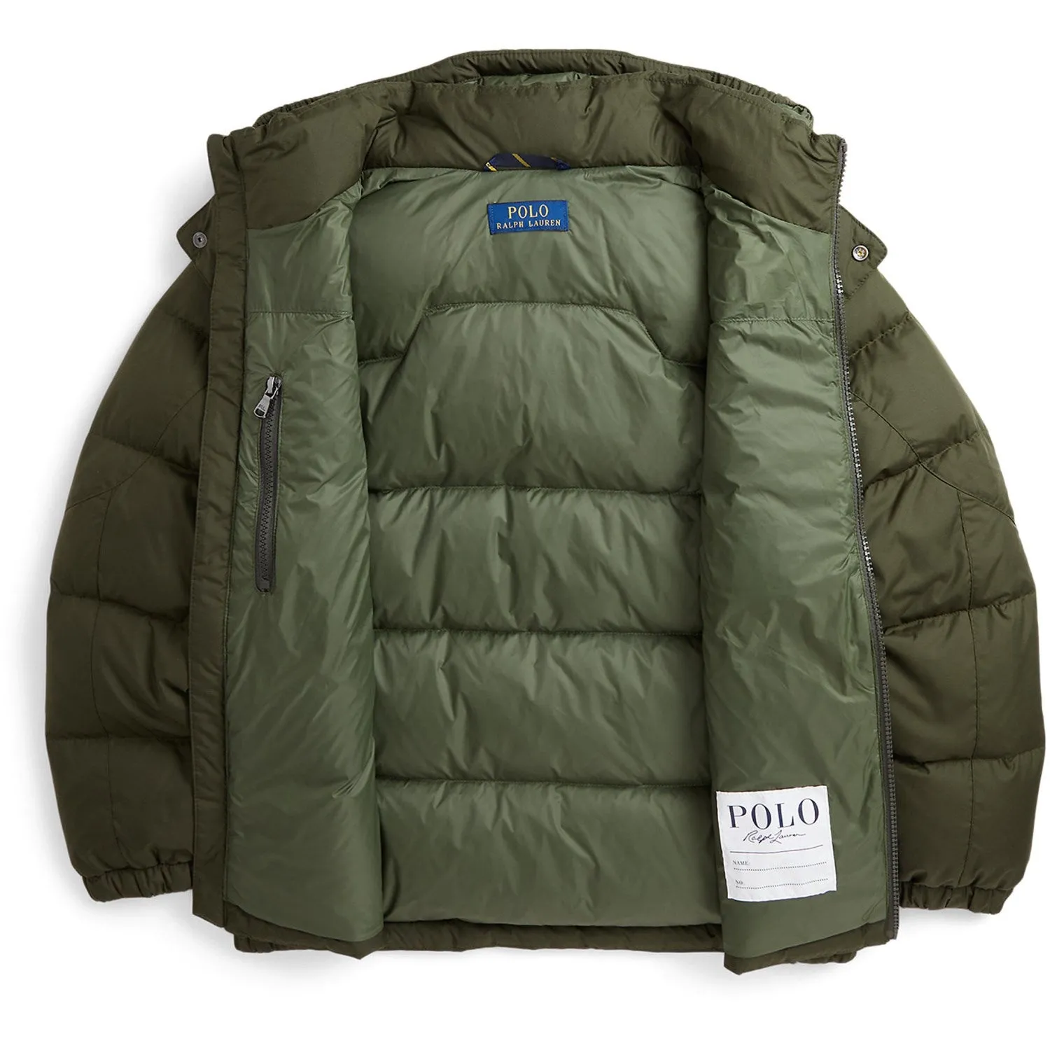 Process Polo Ralph Lauren Company Olive/Orange Print El Cap Bomber Jacket