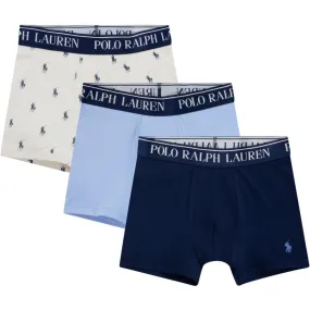 Light Layer Spring Freshness Polo Ralph Lauren Elite Blue Cotton Stretch 3 Pack Boxer/Brief