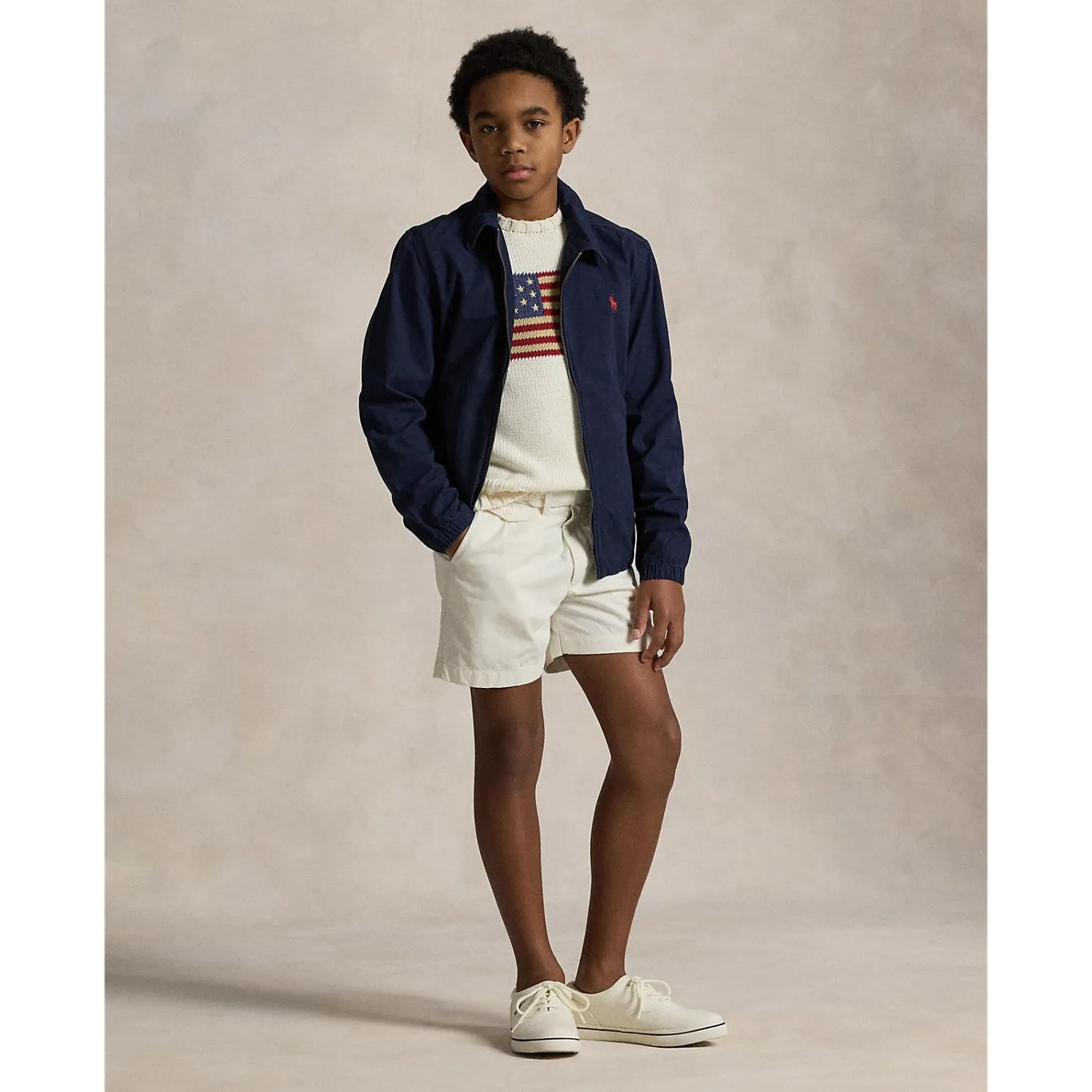 Travel-Ready Gear Polo Ralph Lauren Newport Navy Boy Windbreaker