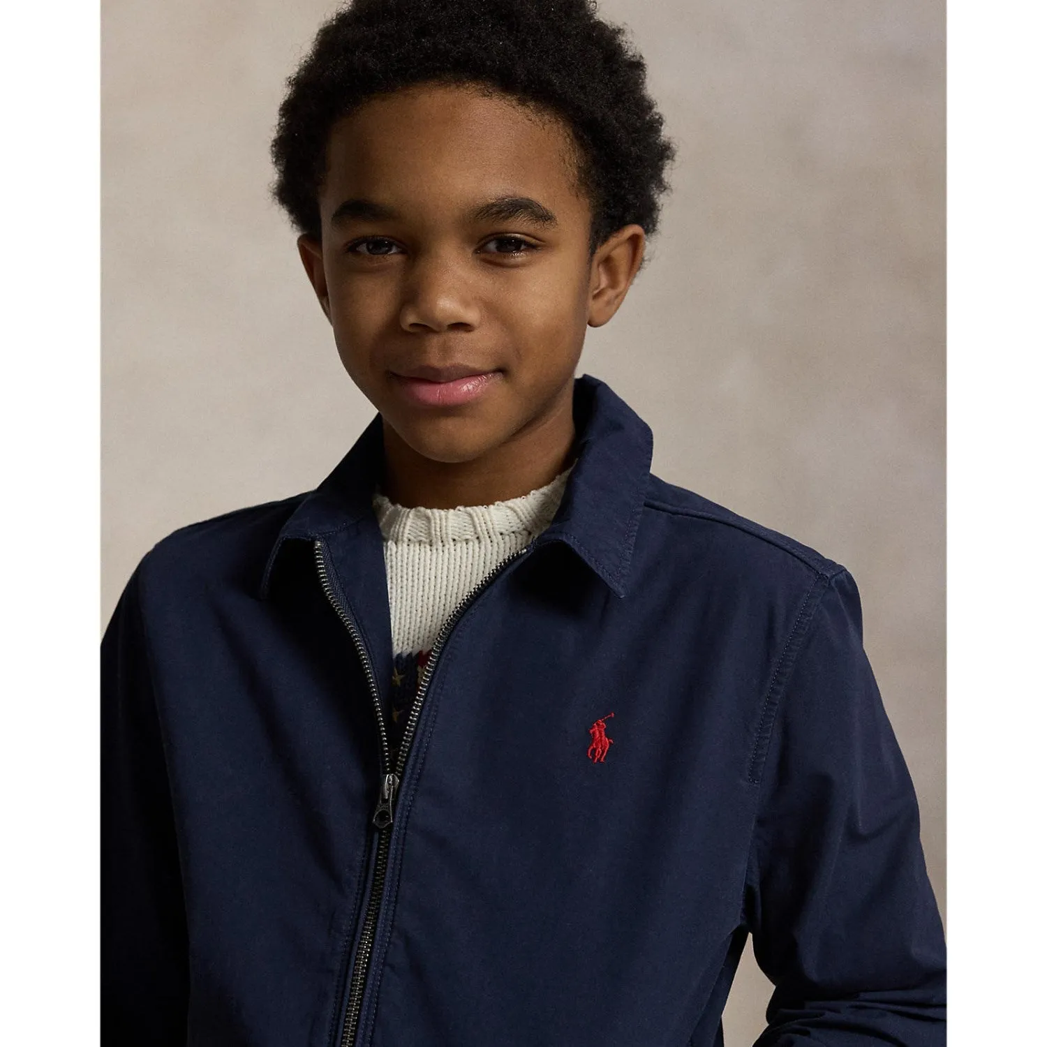 Surf Polo Ralph Lauren Newport Navy Boy Windbreaker