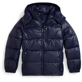 Subtle-Print Polo Ralph Lauren Refined Navy Boy Bomber Jacket