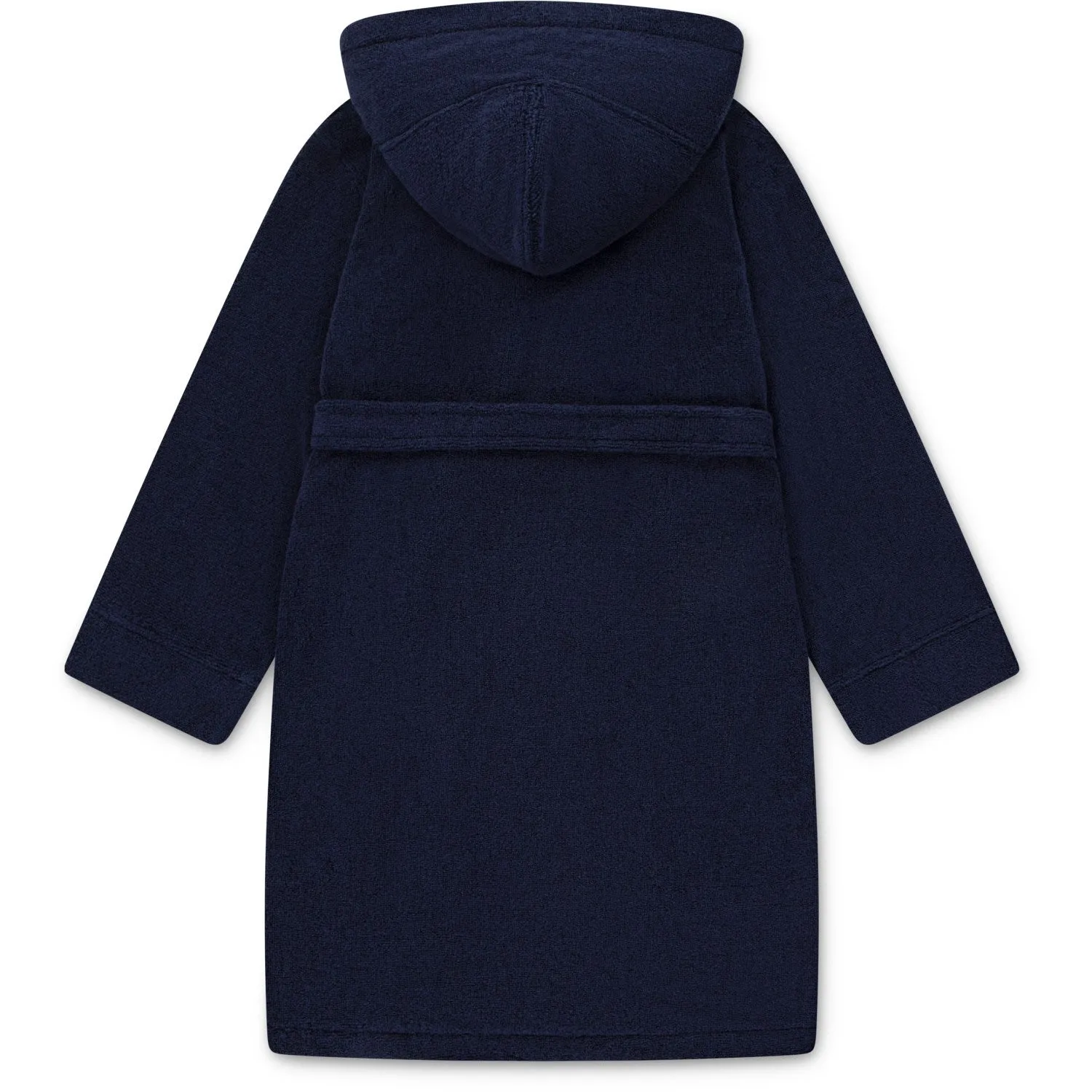 Reinforced Seam Durability Polo Ralph Lauren Refined?Navy Hooded Plush Terry Bathrob