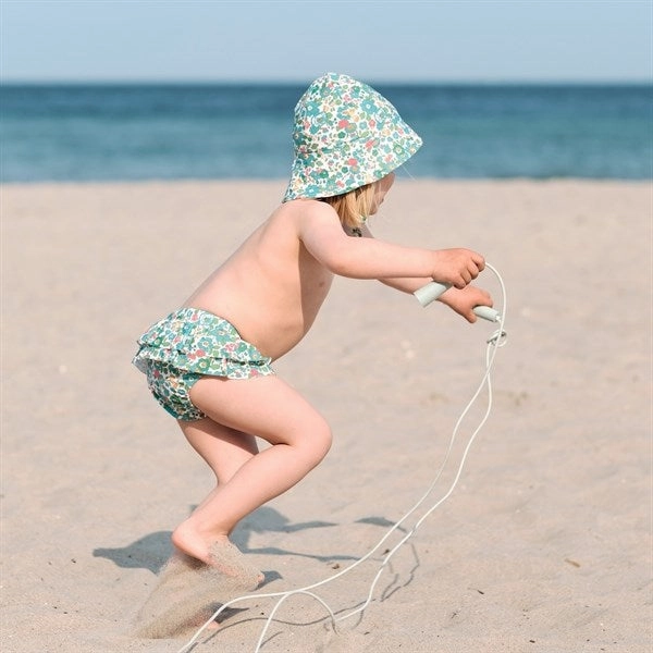 Saltwater proof Sporty Vibes Petit Crabe Betsy D Ida Baby Swim Nappies Liberty? fabric