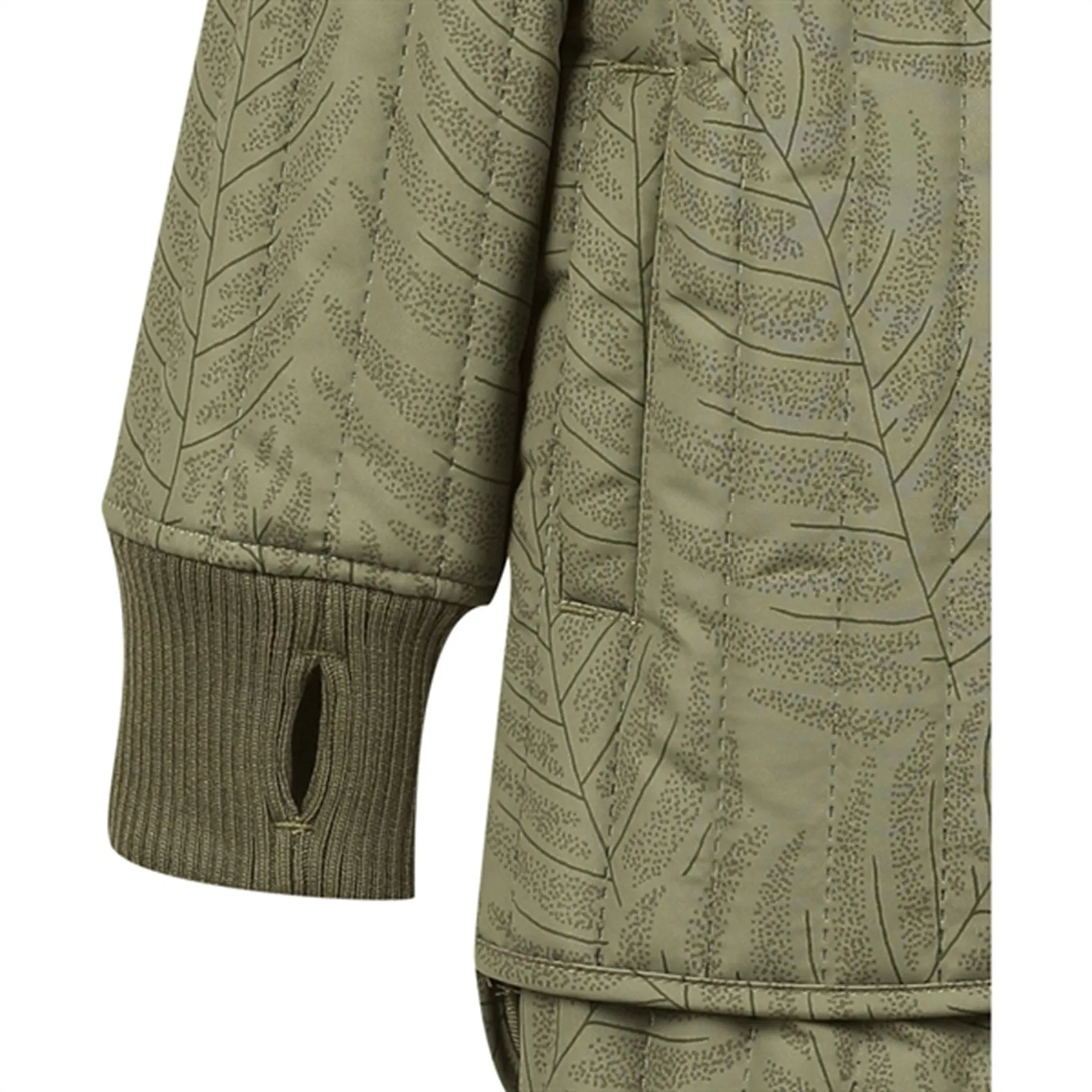 Lightweight-Layer En Fant Thermal Set AOP Moss Green