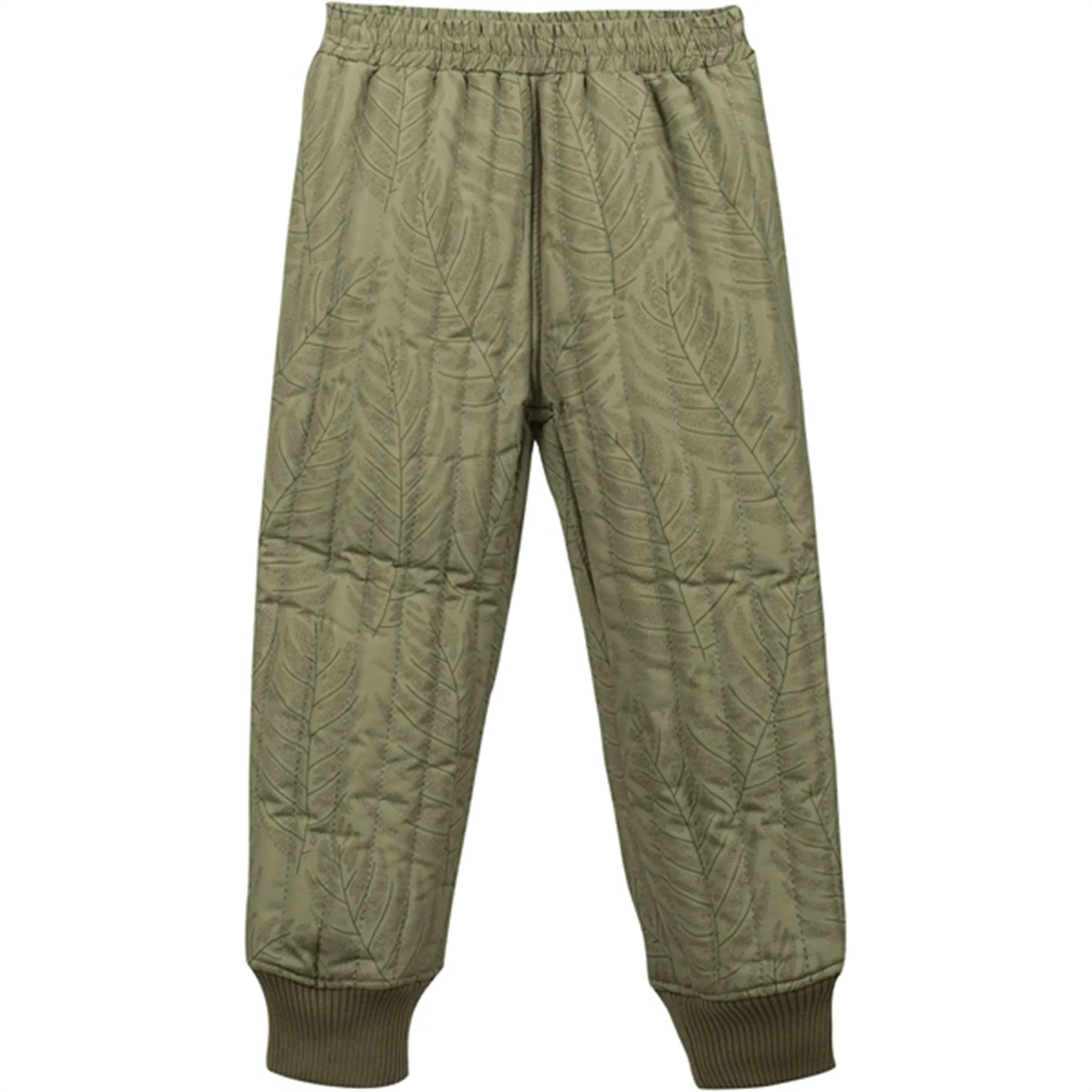 En Fant Thermal Set AOP Moss Green Boxy-Style