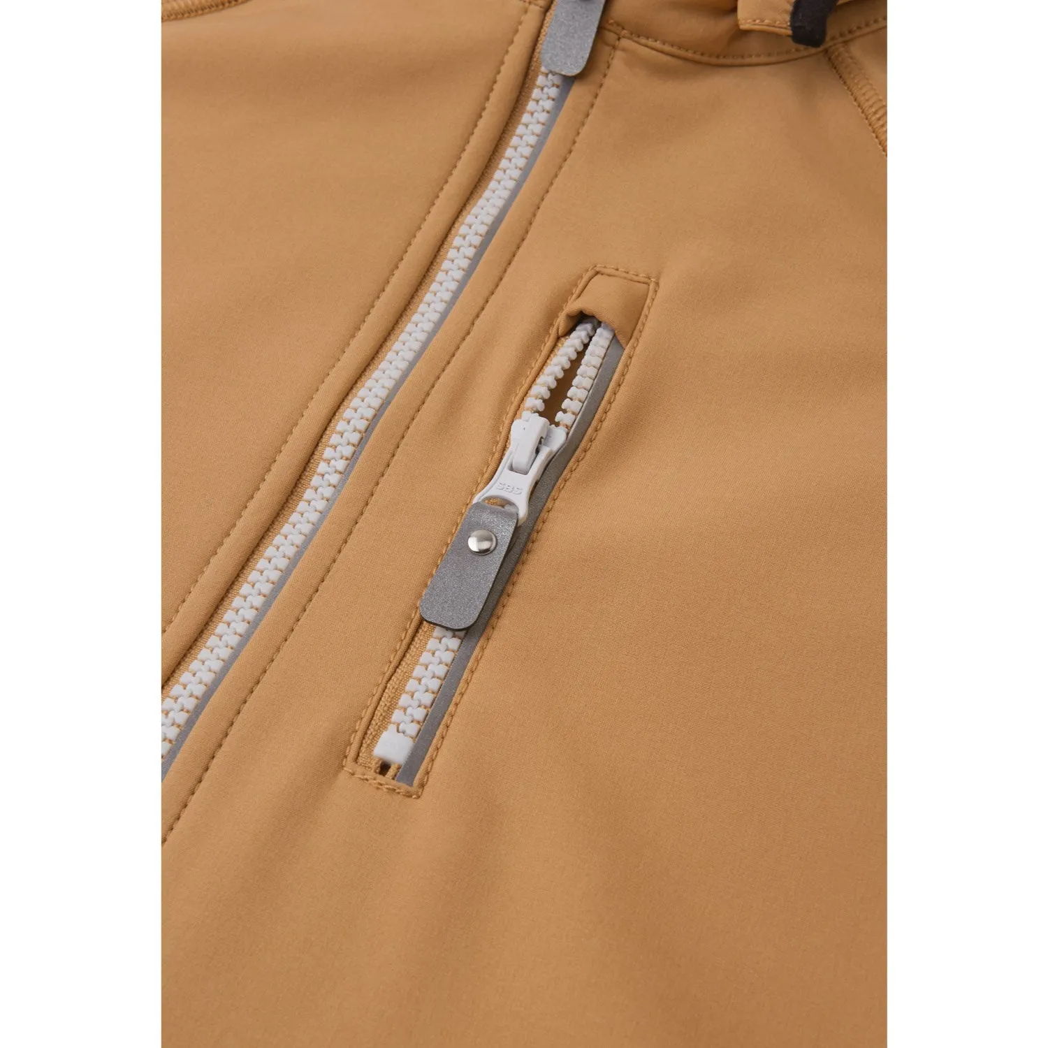 windproof Convertible Sleeve Options Reima Peanut Brown Softshell jacket Vantti Peanut Brown