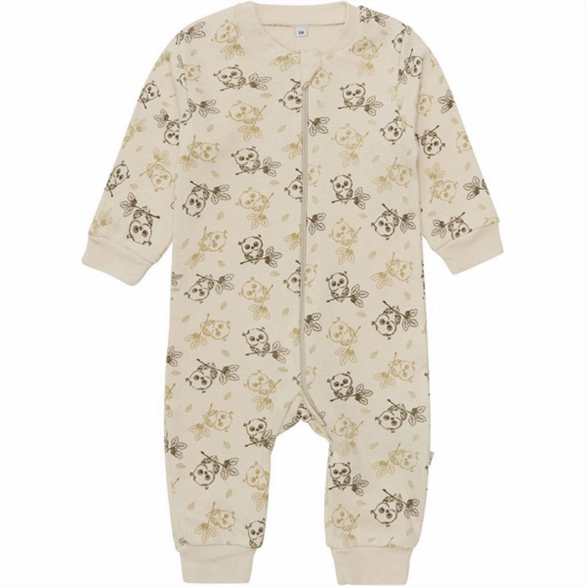 Pippi Nightsuit with Zipper 2-pack Whitecap Gray Outdoor Luxury