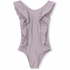 Non Slip Grip Features MINI A TURE Delicia UV50 Swim Suit Minimal Lilac