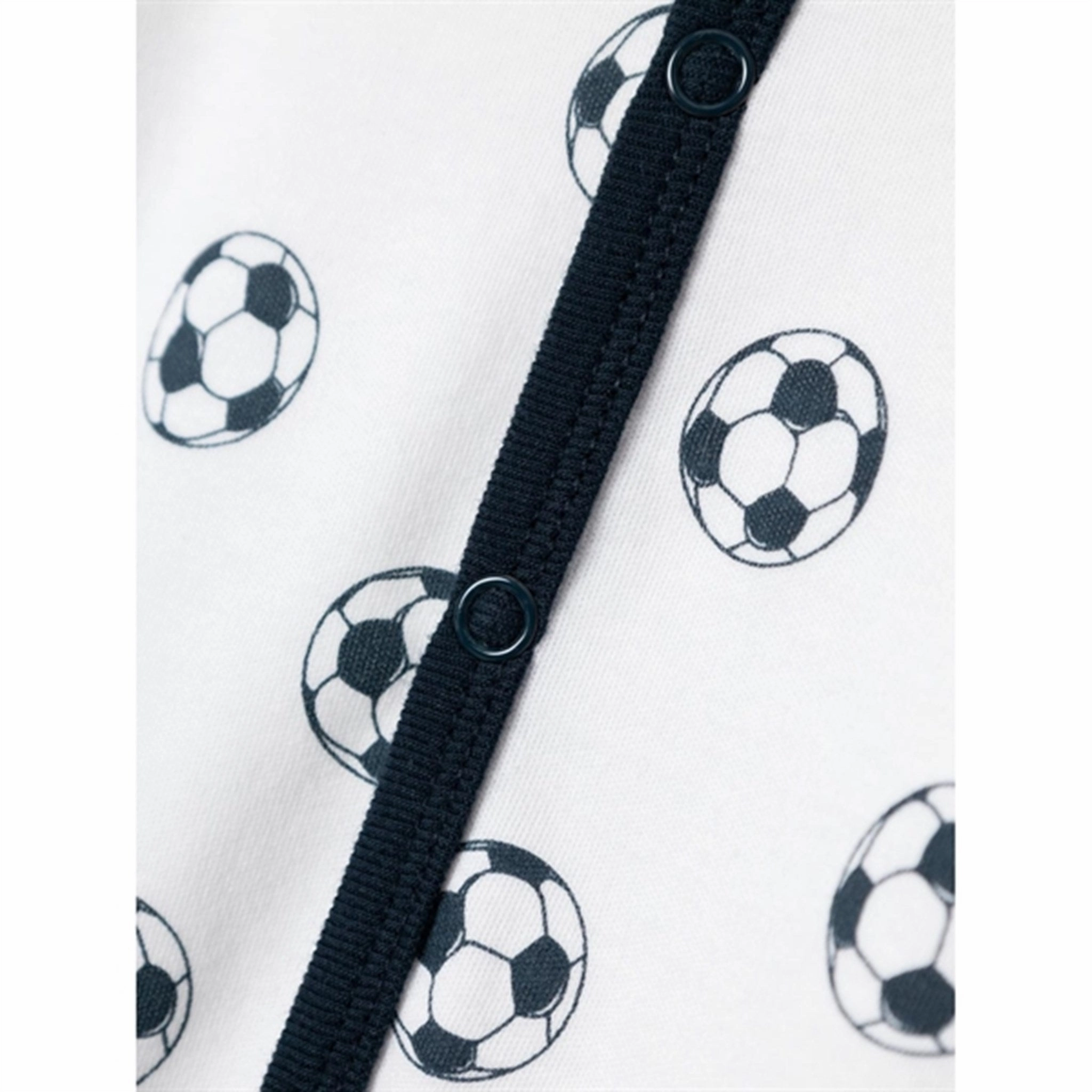 Work Vacation Gym Elegant Name it Bright White Football Nightsuit with Feet Noos