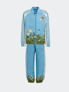 TemperatureRegulating Fabric Vegan materials adidas Originals X Minecraft Tracksuit Set Kids