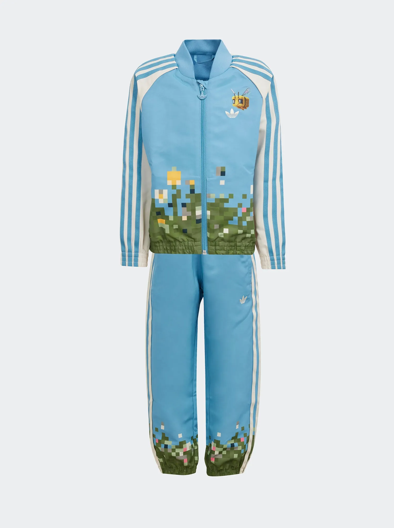 TemperatureRegulating Fabric Vegan materials adidas Originals X Minecraft Tracksuit Set Kids