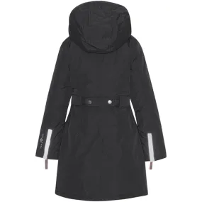 Hidden-Pocket Cozy casual shirt Ver de Terre Arctic Girls Coat Black