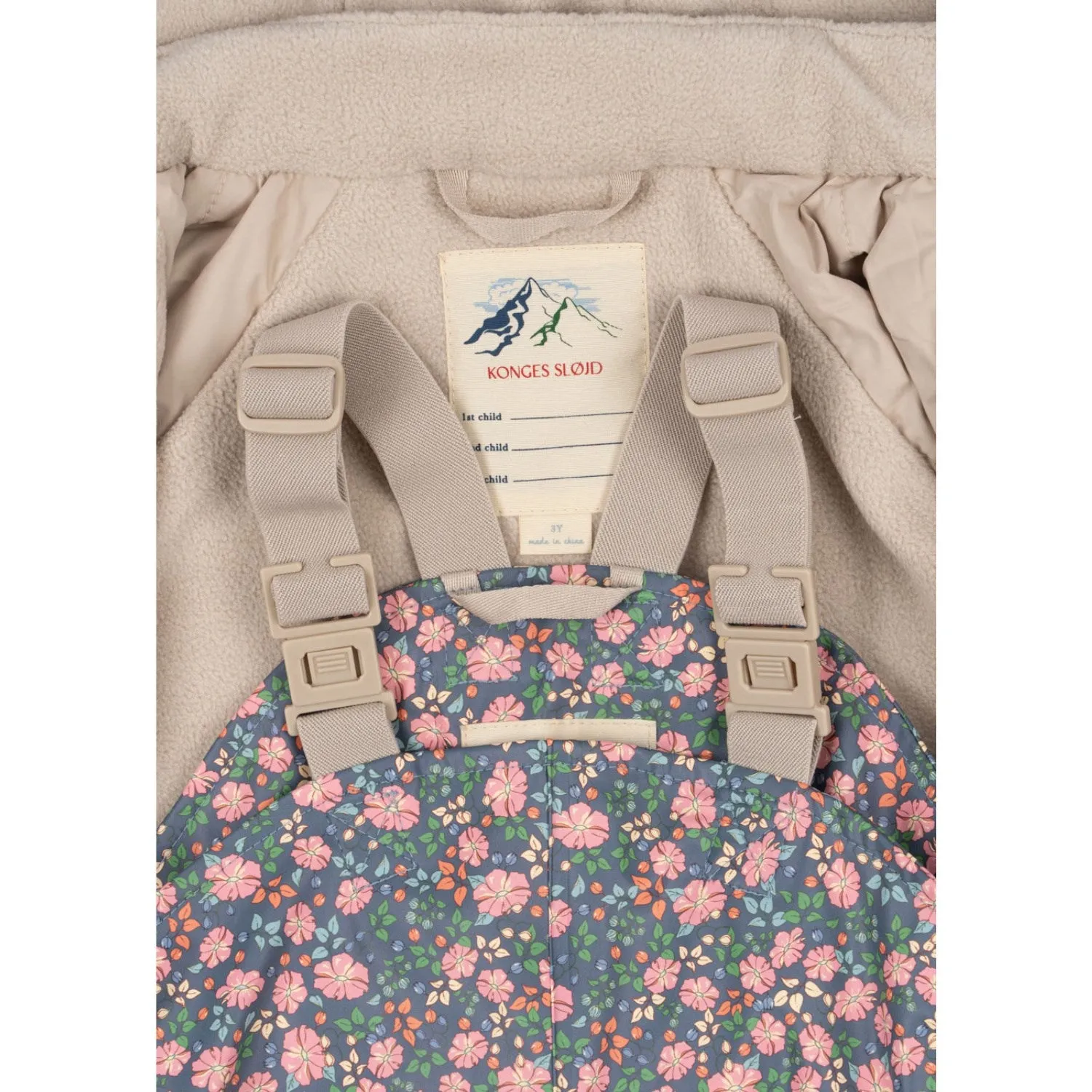 Konges Sl?jd Kyoto Rainy Palme Set Girl Rain Friendly Secure fit