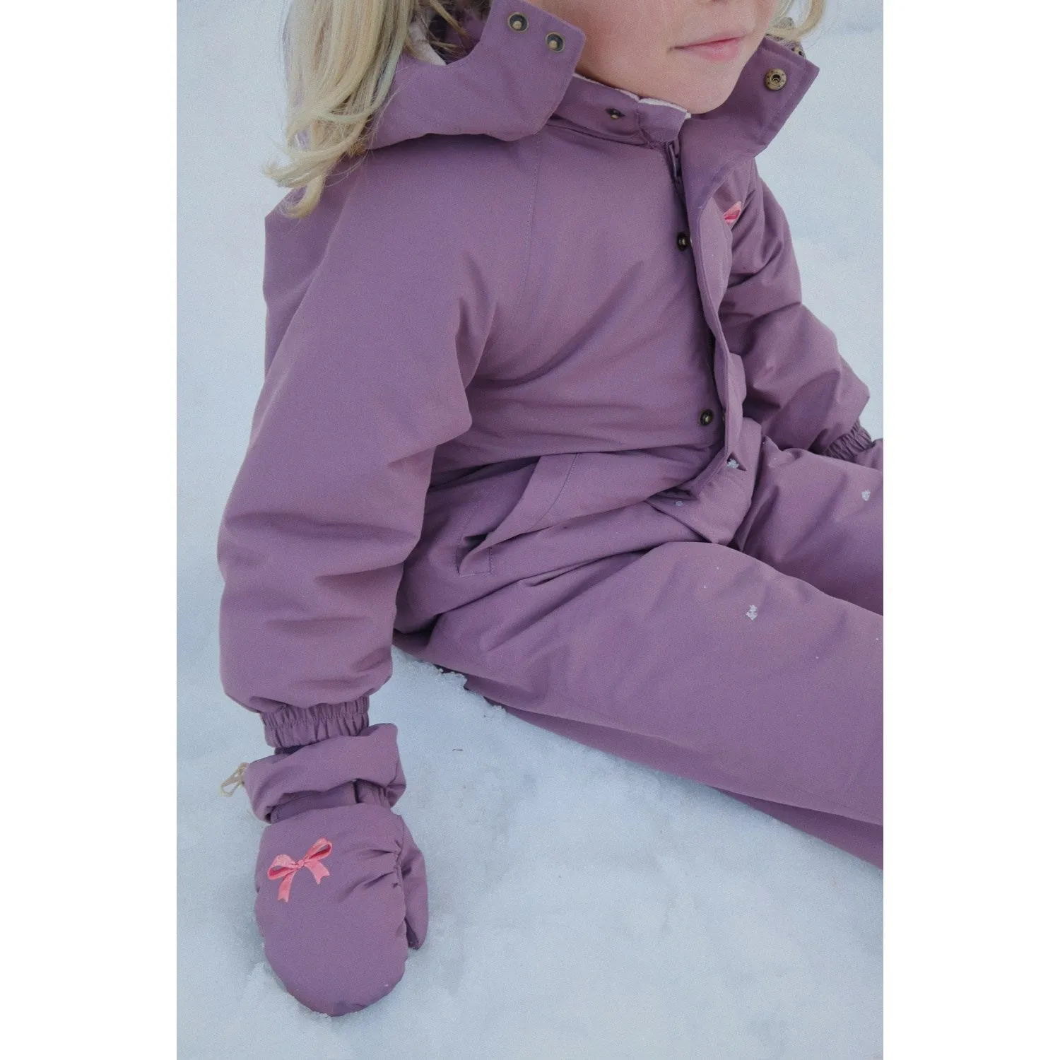 Konges Sl?jd Hortensia Nohr Snowsuit Solid Artisanal-Detail Maternity-Fit