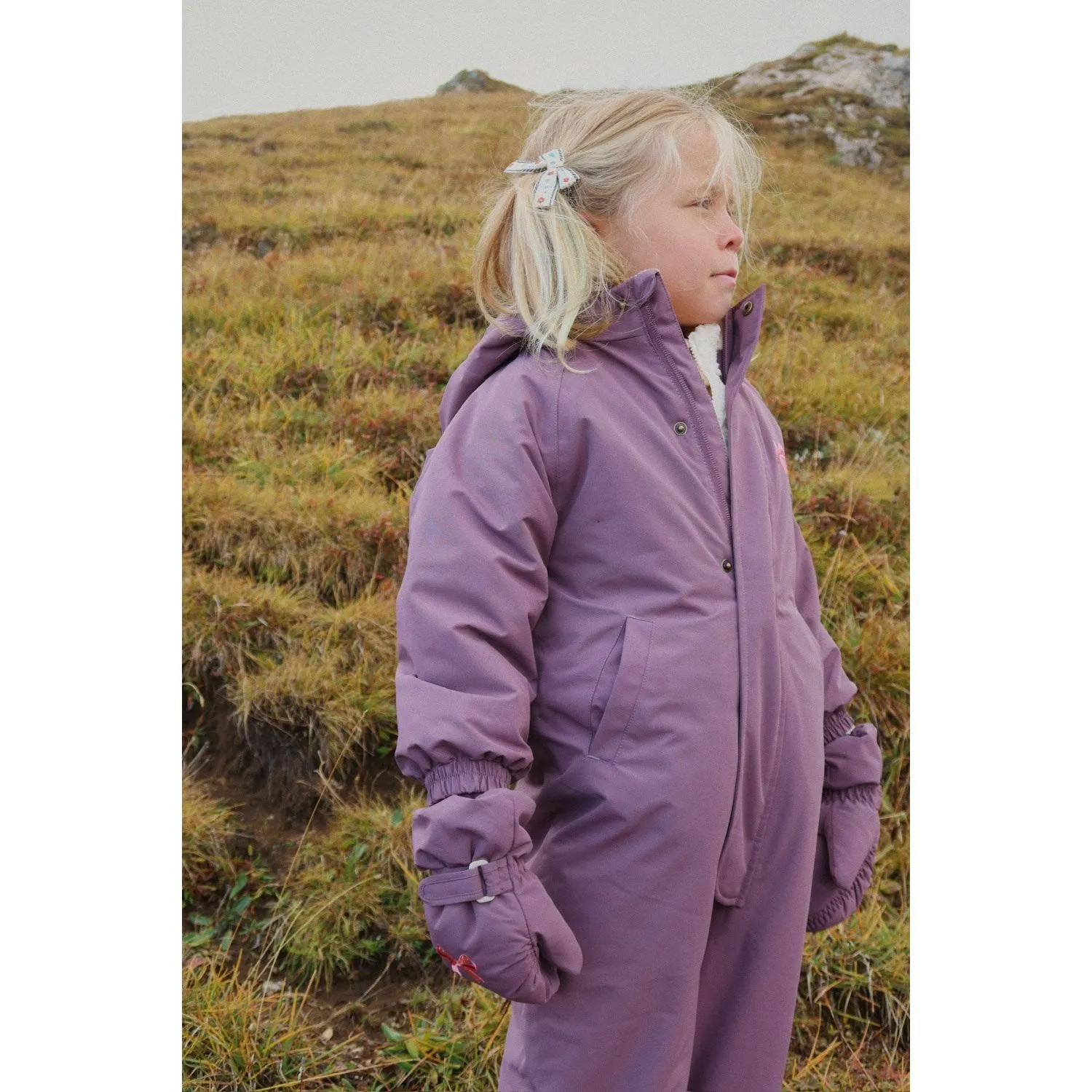Snag-Resistant Stretch-Recovery Konges Sl?jd Hortensia Nohr Snowsuit Solid