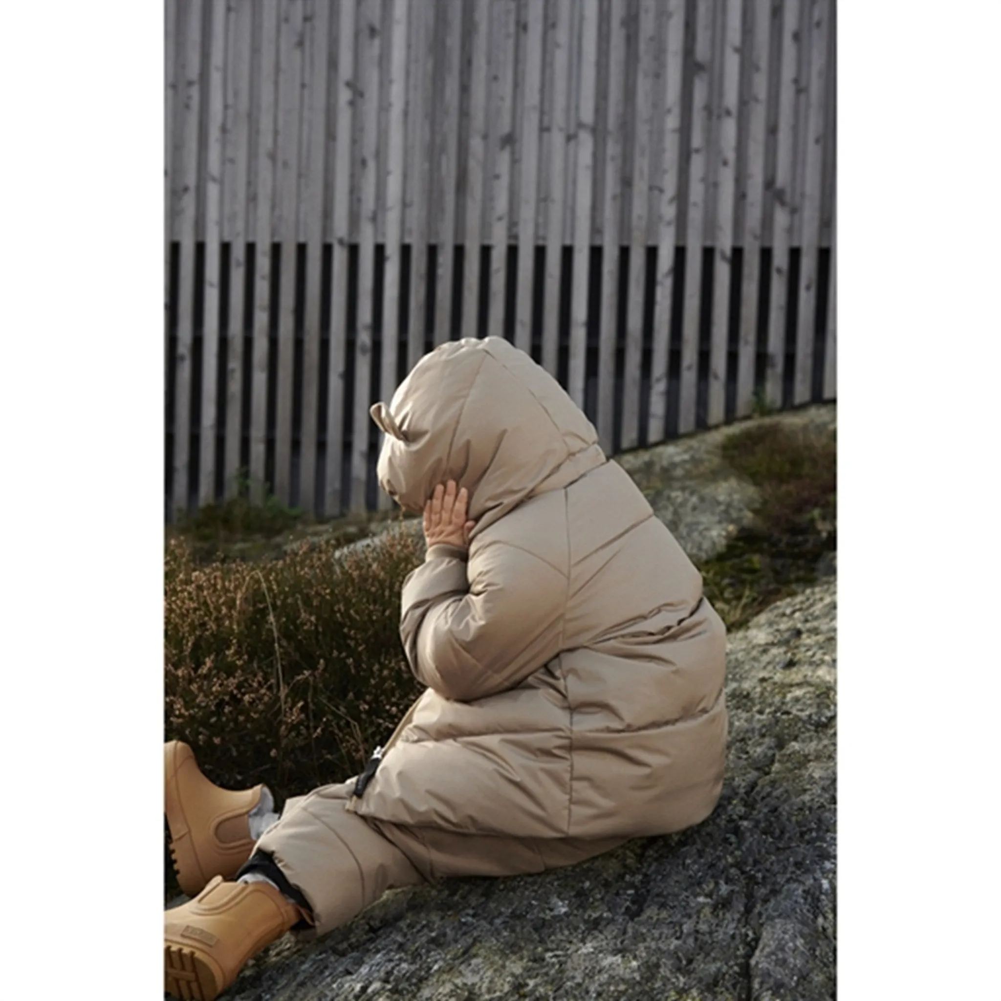 Liewood Polle Puffer Jacket Oat Low-Collar City-Style