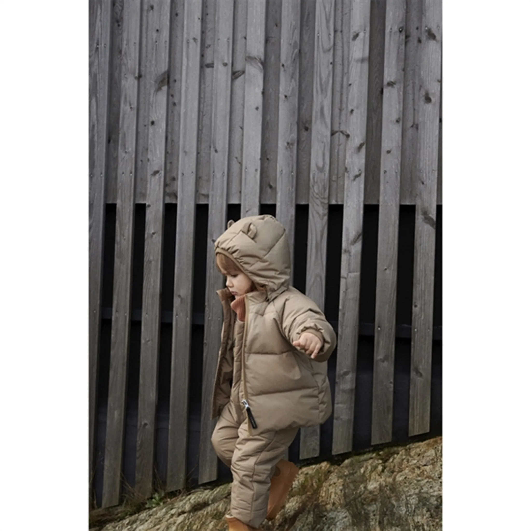 Soft-touch Liewood Polle Puffer Jacket Oat