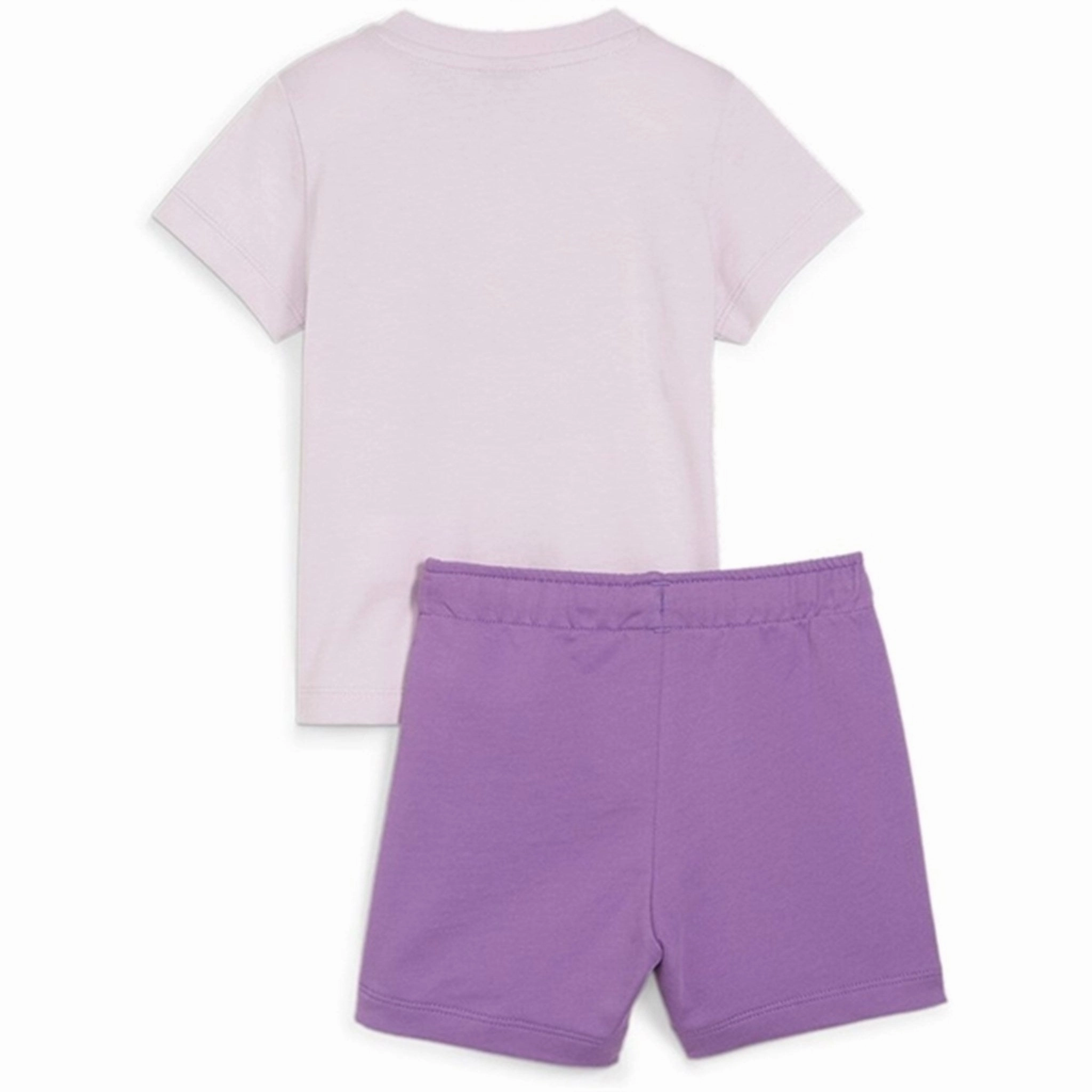 Puma Minicats T-Shirt And Shorts Set Purple fade - resistant Trendy Comfort