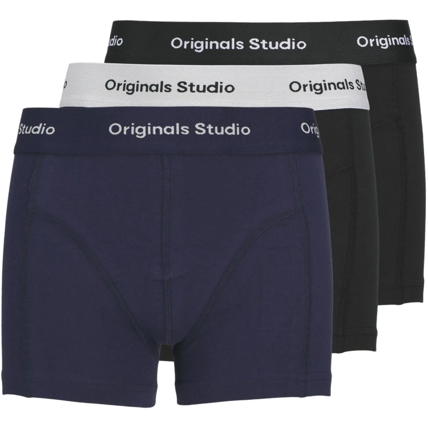 Everyday Essential Fresh Layer Jack & Jones Junior Ocean Cavern Vesterbro Solid Trunks 3-Pack Noos