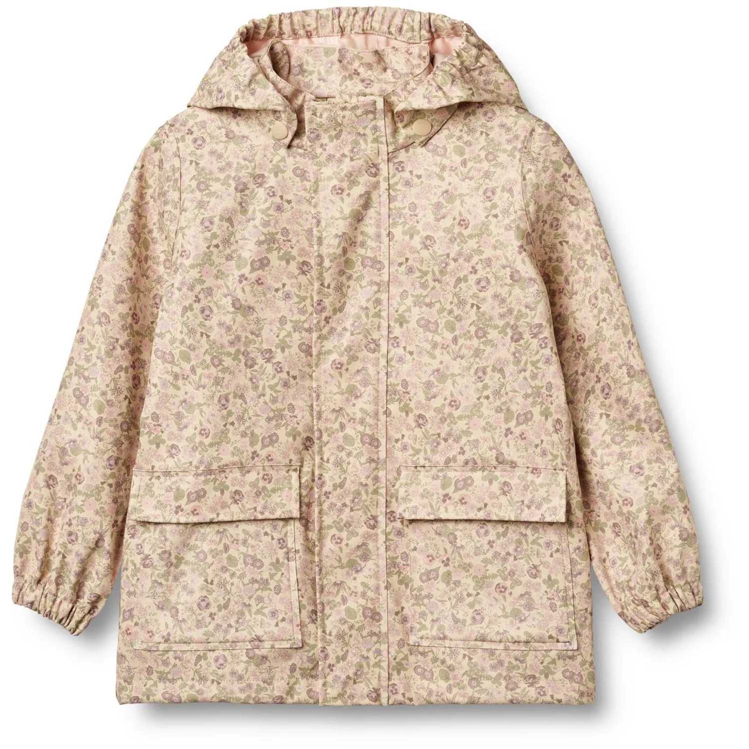 Flexible Fit Wheat Rose Flower Field Rainwear Ollo Jacket