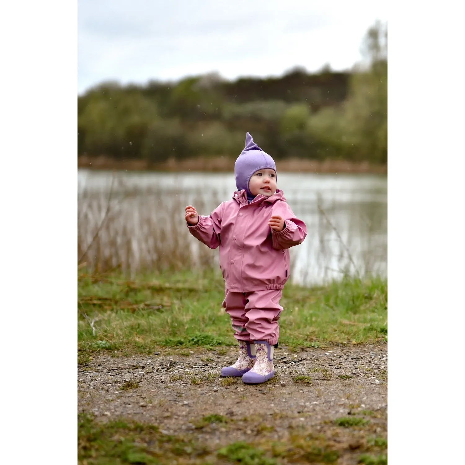 Comfort Fit Mikk-Line Lilas Suspenders PU Rain Recycled