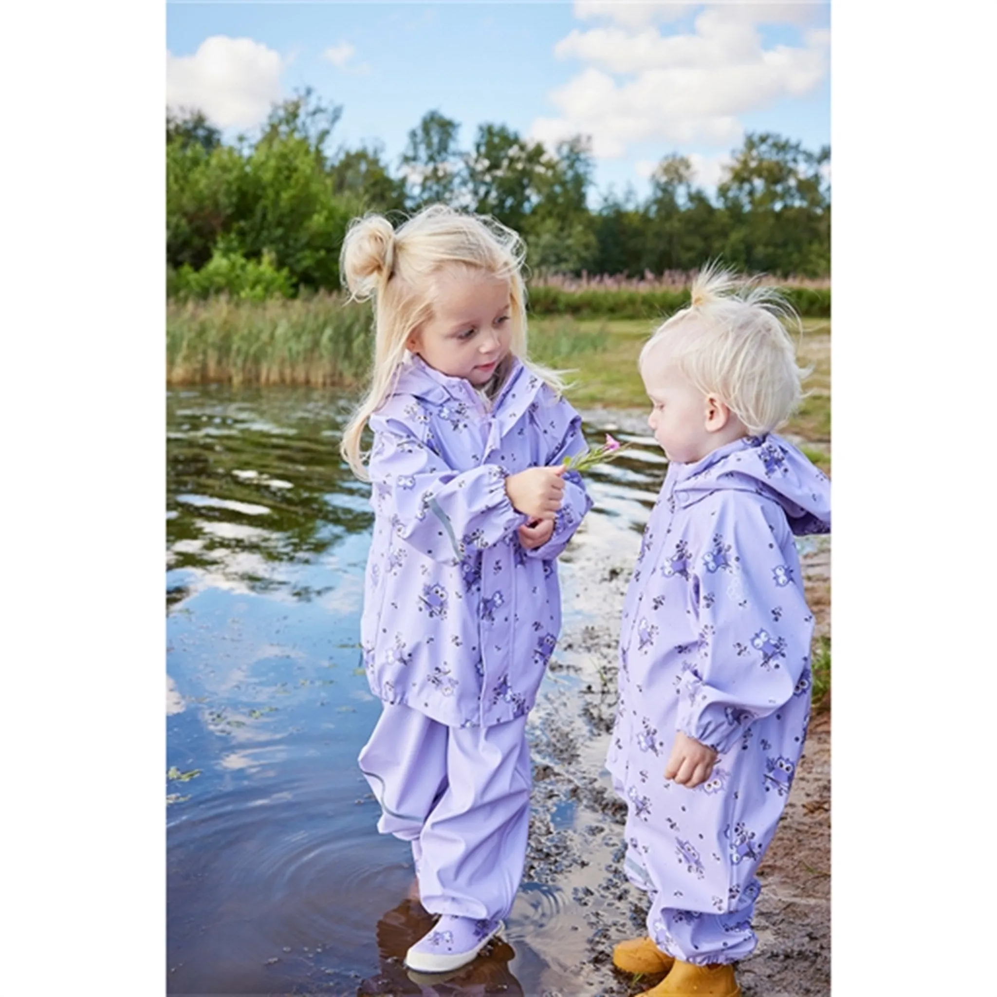 Urban Style CeLaVi Rain Set AOP Purple Rose