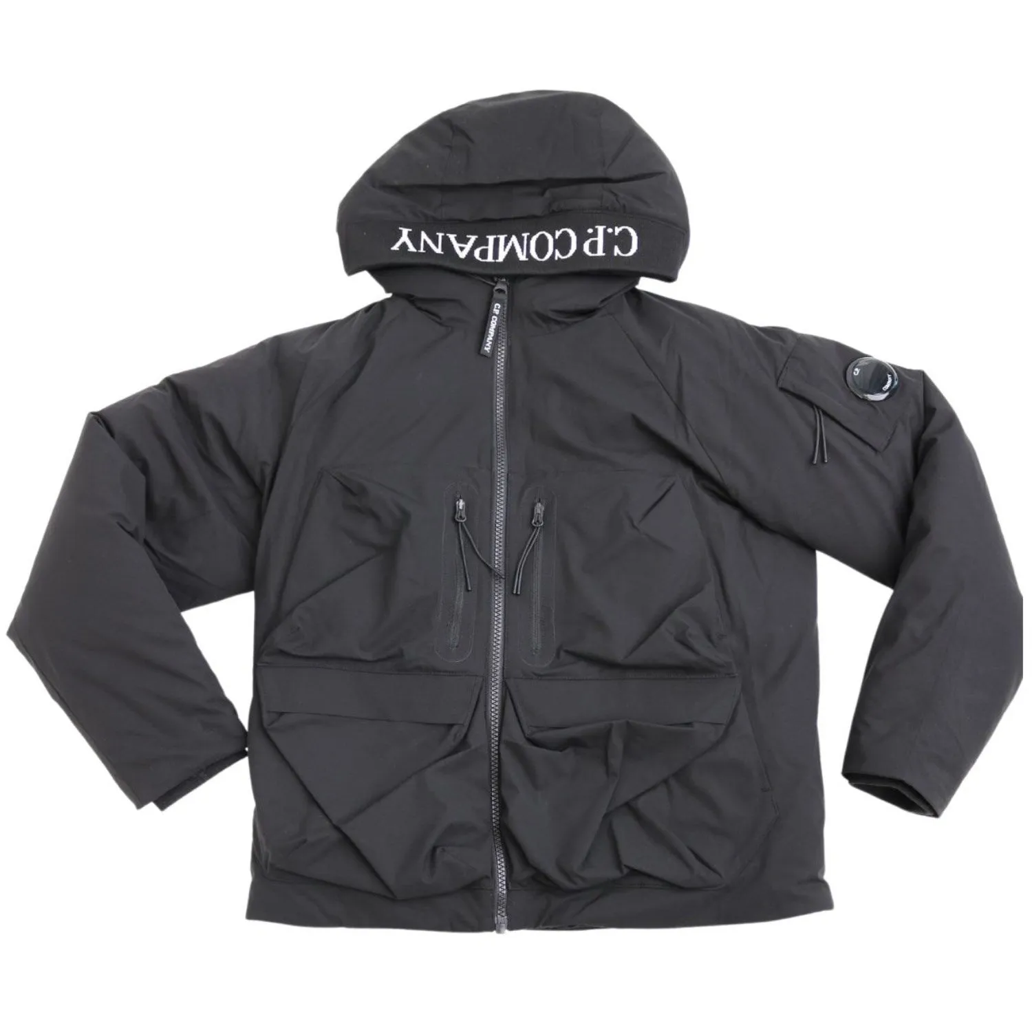 C.P. Company Black Jacket Noise Free Movement