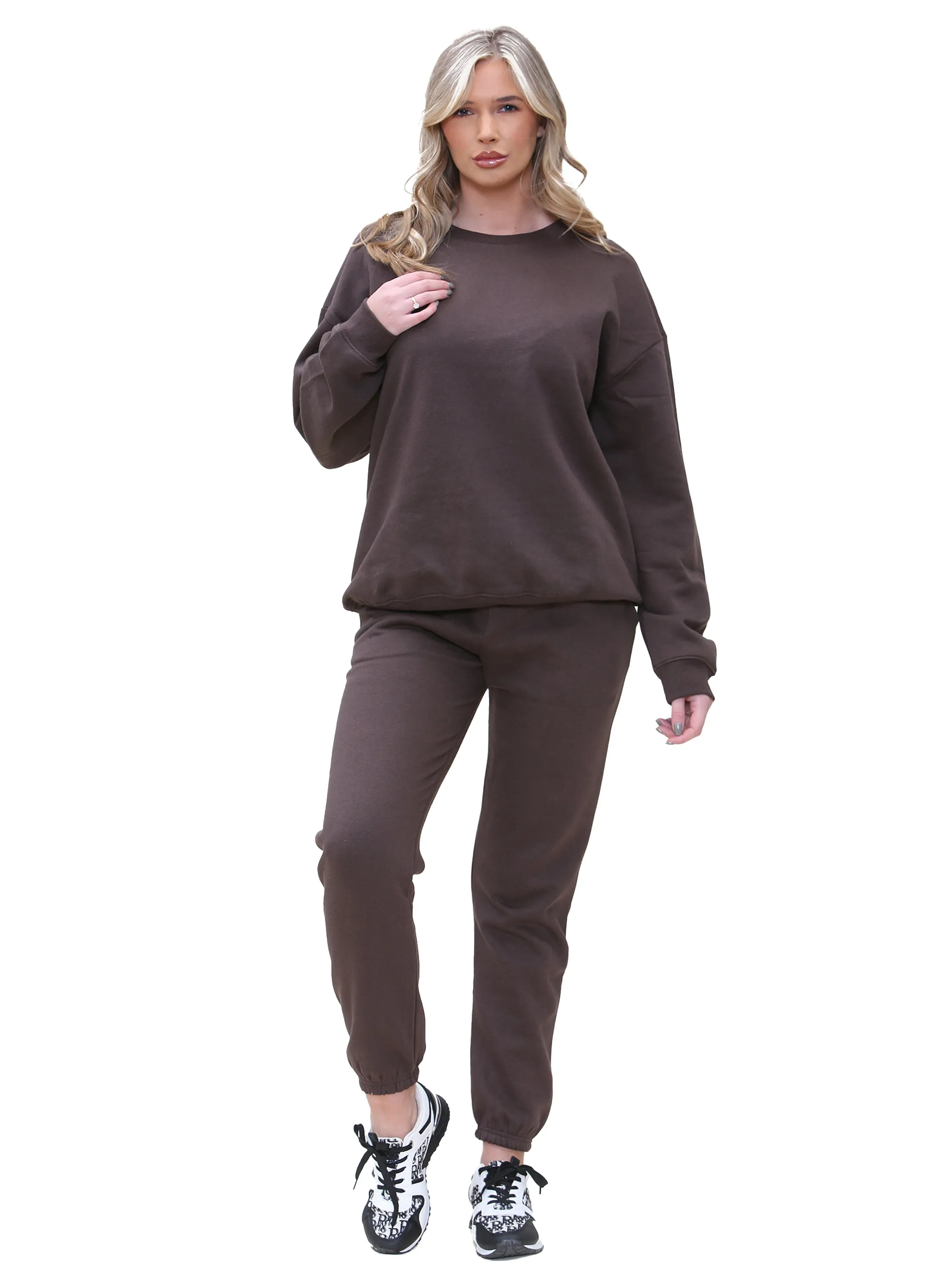 Enzo | Womens Oversized Sweatshirt Tracksuit AntiStatic Treatment ink