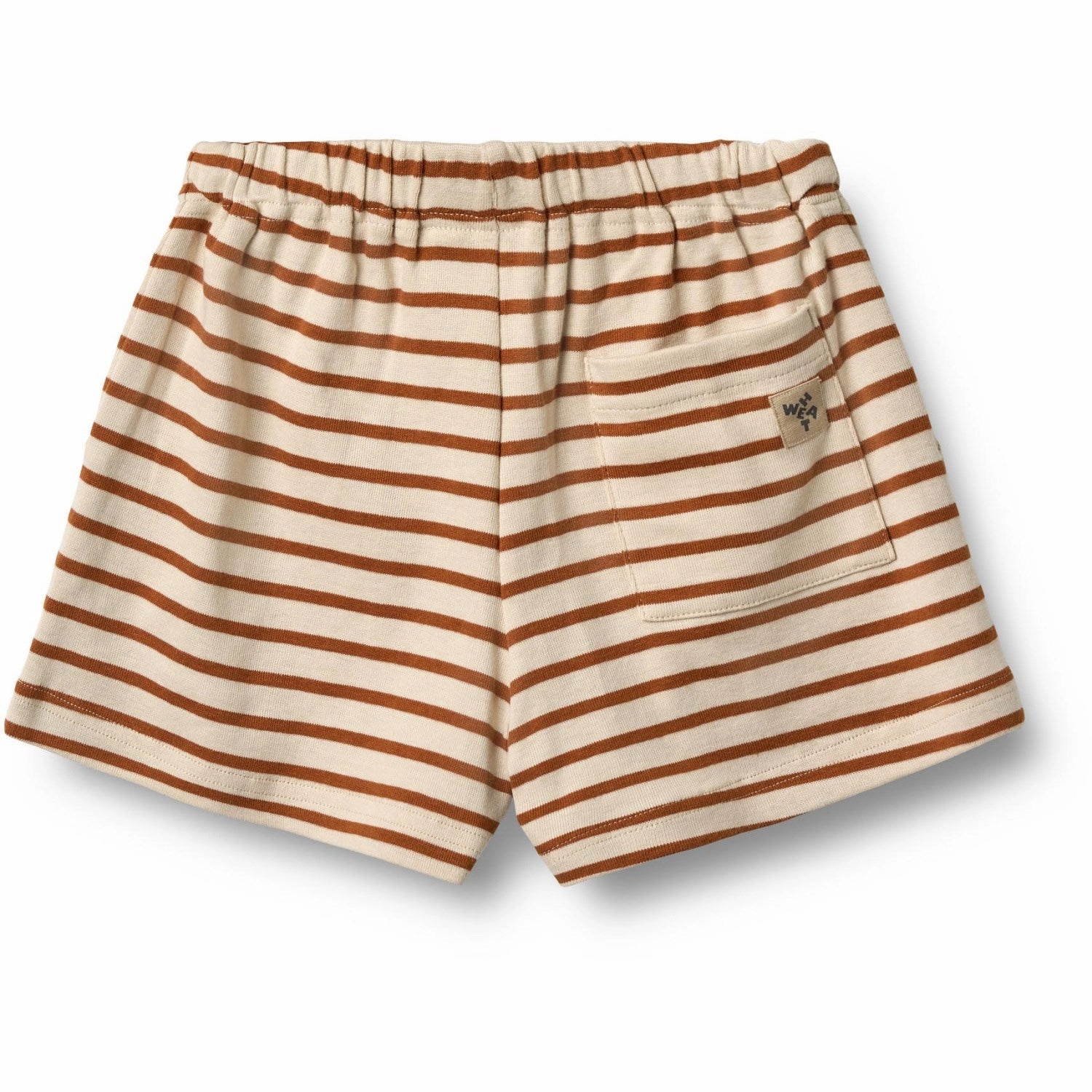 Wheat Warm Caramel Stripe Jersey Shorts Kalle Temperature Regulating Tech